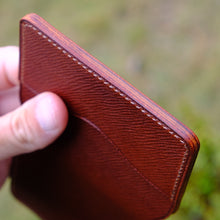 Load image into Gallery viewer, Harbor Cardholder - Chestnut Italian Leathers
