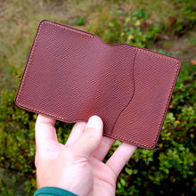 Load image into Gallery viewer, Harbor Cardholder - Chestnut Italian Leathers
