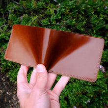Load image into Gallery viewer, Squadron 6 - Coffee Japanese Shell Cordovan &amp; Horween Dublin Bifold
