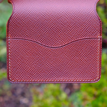 Load image into Gallery viewer, Harbor Cardholder - Chestnut Italian Leathers
